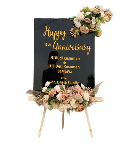 Papan Bunga Akrilik Rengel